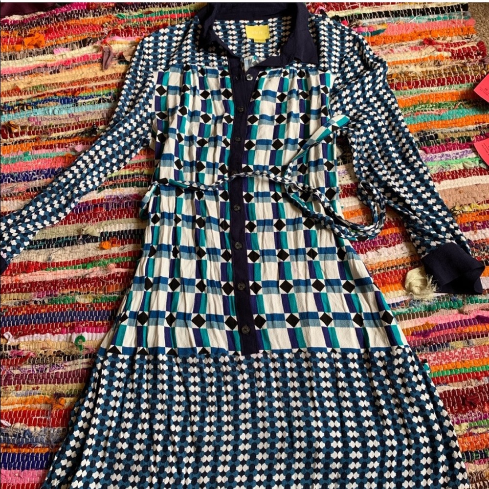 ANTHRO MAEVE 60s mid dress